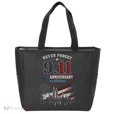 Never Forget 9.11 25th Anniversary We Remember 2001-2026 Tote Bag