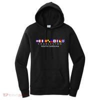 Nautical Flag Alphabet Gift Charleston South Carolina Women's Hoodie thumb 0
