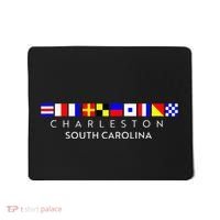 Nautical Flag Alphabet Gift Charleston South Carolina Mousepad thumb 0