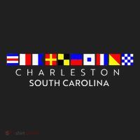 Nautical Flag Alphabet Gift Charleston South Carolina Hat thumb 2