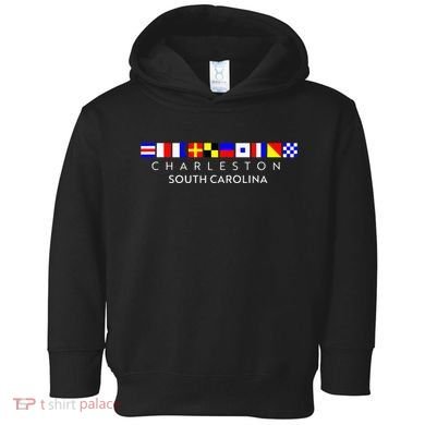 Nautical Flag Alphabet Gift Charleston South Carolina Toddler Hoodie