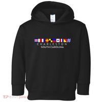 Nautical Flag Alphabet Gift Charleston South Carolina Toddler Hoodie thumb 0