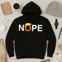 Nope Funny Anti Trump Hoodie thumb 3