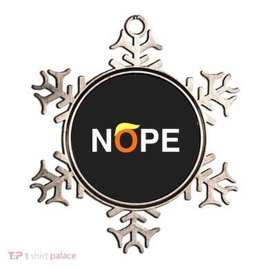 Nope Funny Anti Trump Ornament