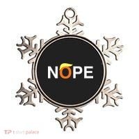 Nope Funny Anti Trump Ornament thumb 0