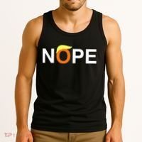 Nope Funny Anti Trump Tank Top thumb 3