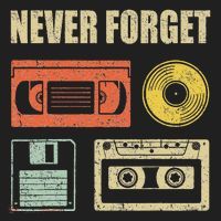 Never Forget Audio Cassette 70s 80s 90s Women's Sweatshirt thumb 2