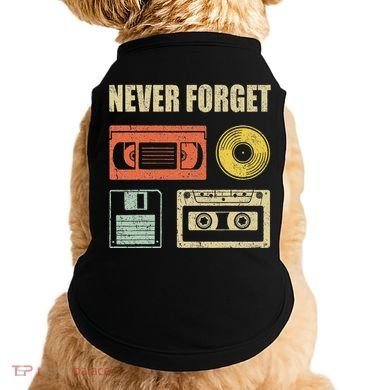 Never Forget Audio Cassette 70s 80s 90s Doggie Tank
