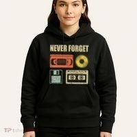 Never Forget Audio Cassette 70s 80s 90s Hoodie thumb 5