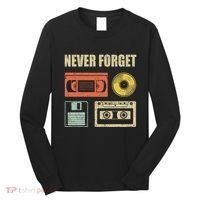 Never Forget Audio Cassette 70s 80s 90s Long Sleeve Shirt thumb 0