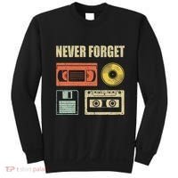 Never Forget Audio Cassette 70s 80s 90s Sweatshirt thumb 0