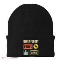Never Forget Audio Cassette 70s 80s 90s Beanie thumb 0