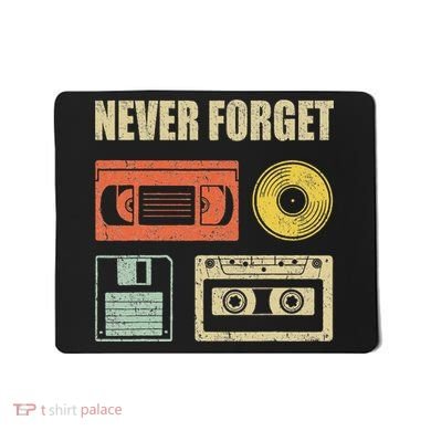 Never Forget Audio Cassette 70s 80s 90s Mousepad