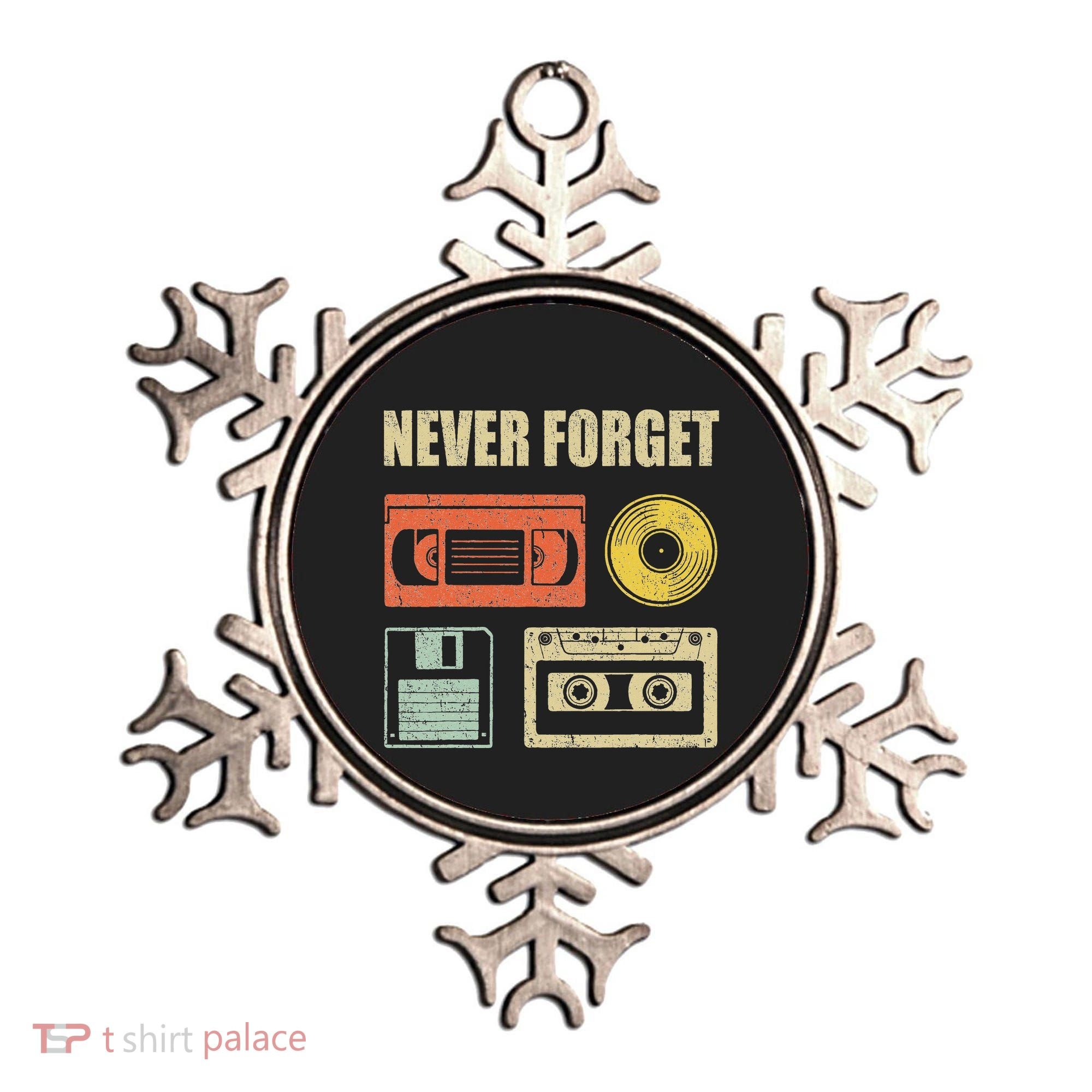 Never Forget Audio Cassette 70s 80s 90s Ornament