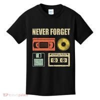 Never Forget Audio Cassette 70s 80s 90s Kids T-Shirt thumb 0