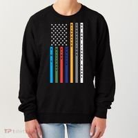 No One Fights Alone Support Our Heroes Flag Women's Sweatshirt thumb 0