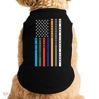 No One Fights Alone Support Our Heroes Flag Doggie Tank thumb 0