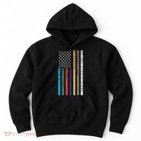 No One Fights Alone Support Our Heroes Flag Hoodie thumb 0