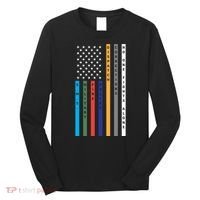 No One Fights Alone Support Our Heroes Flag Long Sleeve Shirt thumb 0