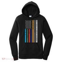 No One Fights Alone Support Our Heroes Flag Women's Hoodie thumb 0