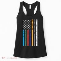 No One Fights Alone Support Our Heroes Flag Women's Tank Top thumb 0