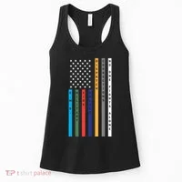 No One Fights Alone Support Our Heroes Flag Women's Tank Top thumb 0