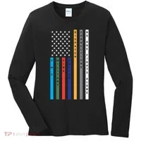 No One Fights Alone Support Our Heroes Flag Women's Long Sleeve Shirt thumb 0