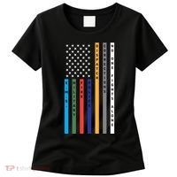 No One Fights Alone Support Our Heroes Flag Women's T-Shirt thumb 0