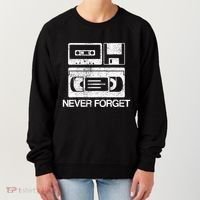 Never Forget Audio Cassette 70s 80s 90s Gift Women's Sweatshirt thumb 0