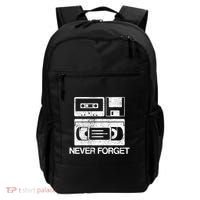 Never Forget Audio Cassette 70s 80s 90s Gift Backpack thumb 0