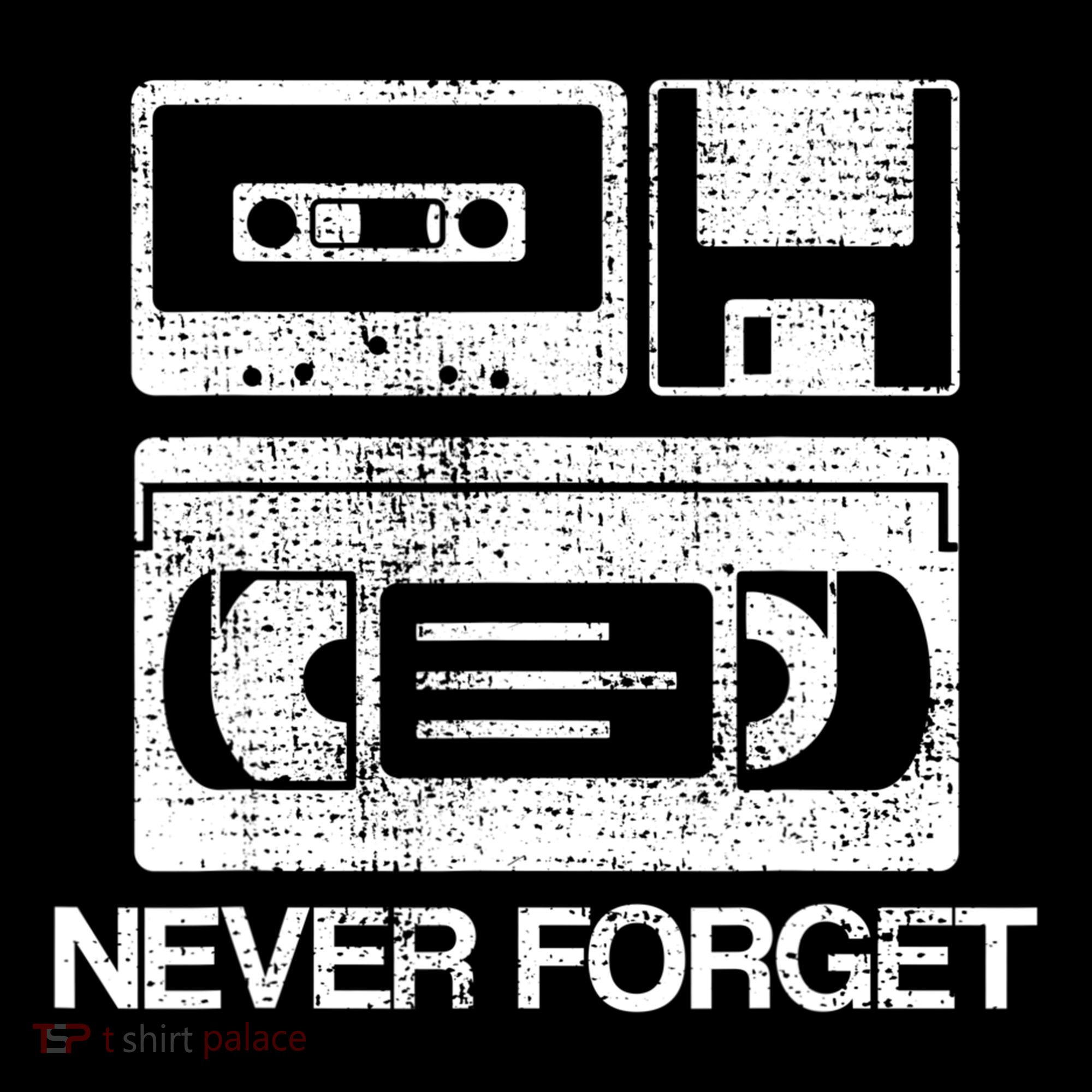 Never Forget Audio Cassette 70s 80s 90s Gift Bucket Hat