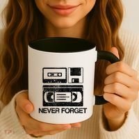 Never Forget Audio Cassette 70s 80s 90s Gift Coffee Mug thumb 3