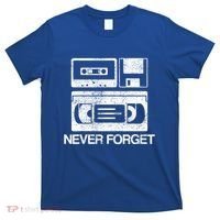Never Forget Audio Cassette 70s 80s 90s Gift T-Shirt thumb 0