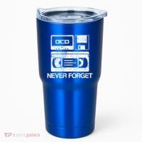 Never Forget Audio Cassette 70s 80s 90s Gift Tumbler thumb 0