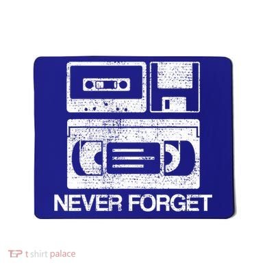 Never Forget Audio Cassette 70s 80s 90s Gift Mousepad