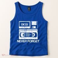 Never Forget Audio Cassette 70s 80s 90s Gift Tank Top thumb 2