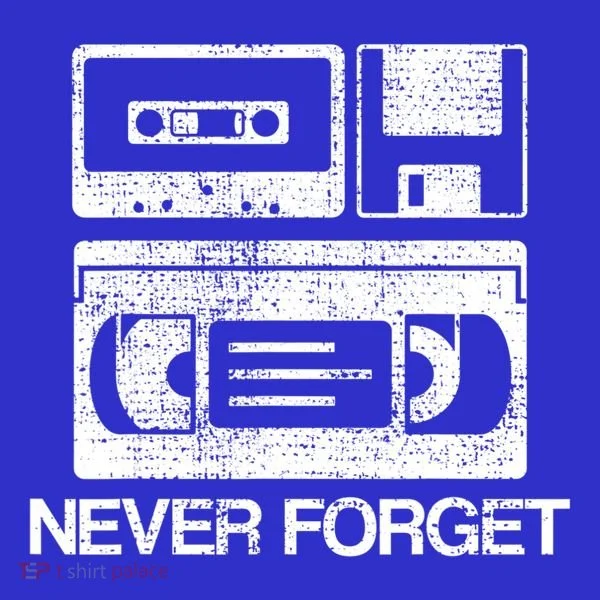 Never Forget Audio Cassette 70s 80s 90s Gift Women's T-Shirt