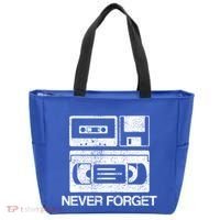Never Forget Audio Cassette 70s 80s 90s Gift Tote Bag thumb 0