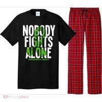 Nobody Fights Alone Neurofibromatosis Awareness Gift Pajama Set thumb 0