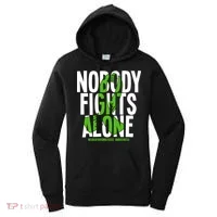 Nobody Fights Alone Neurofibromatosis Awareness Gift Women's Hoodie thumb 0