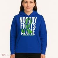 Nobody Fights Alone Neurofibromatosis Awareness Gift Hoodie thumb 5