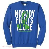 Nobody Fights Alone Neurofibromatosis Awareness Gift Sweatshirt thumb 0