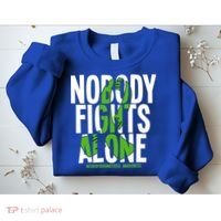 Nobody Fights Alone Neurofibromatosis Awareness Gift Sweatshirt thumb 2