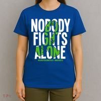 Nobody Fights Alone Neurofibromatosis Awareness Gift T-Shirt thumb 4