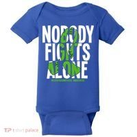 Nobody Fights Alone Neurofibromatosis Awareness Gift Baby Bodysuit thumb 0