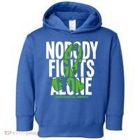 Nobody Fights Alone Neurofibromatosis Awareness Gift Toddler Hoodie thumb 0