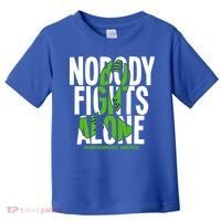 Nobody Fights Alone Neurofibromatosis Awareness Gift Toddler T-Shirt thumb 0