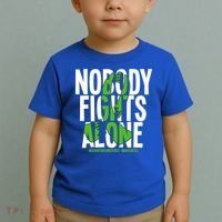 Nobody Fights Alone Neurofibromatosis Awareness Gift Toddler T-Shirt thumb 2