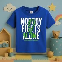 Nobody Fights Alone Neurofibromatosis Awareness Gift Toddler T-Shirt thumb 3