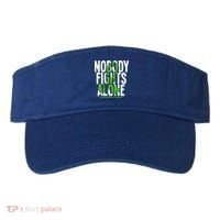 Nobody Fights Alone Neurofibromatosis Awareness Gift Visor thumb 0